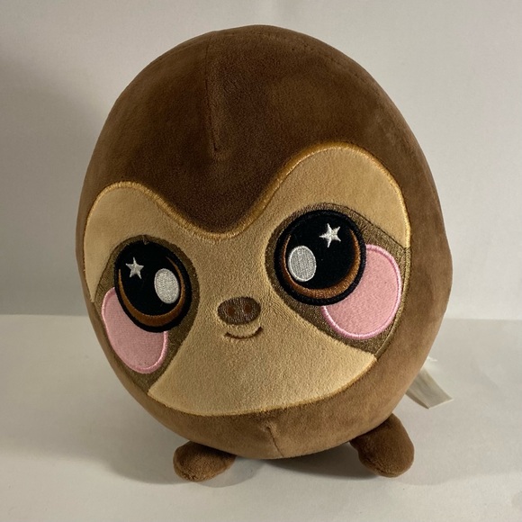 Squishamals Sloth by Beverly Hill Teddy Bear Company 9” Inch Height - Picture 1 of 4